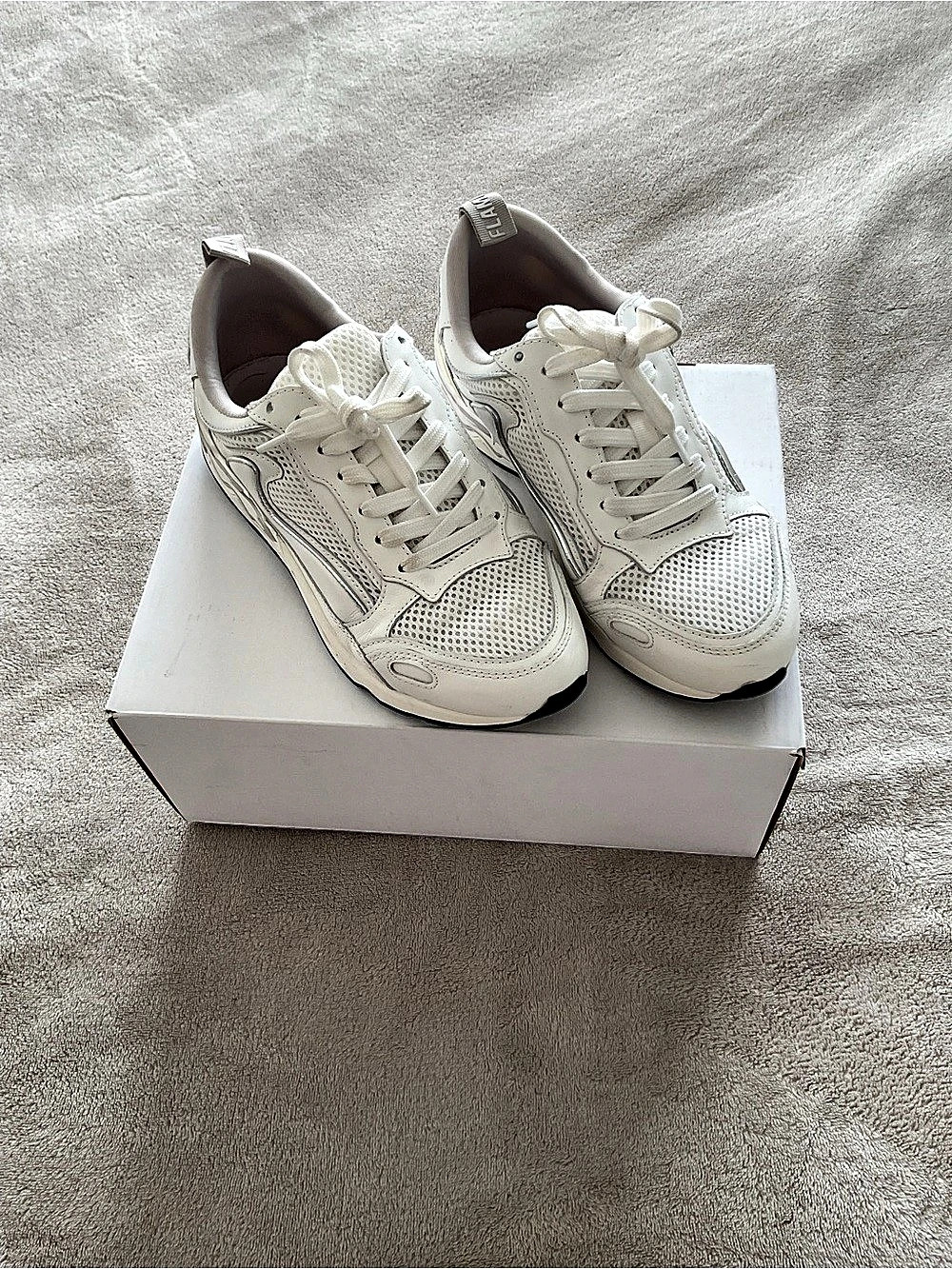 Sandro Flame Low-Top Sneakers White